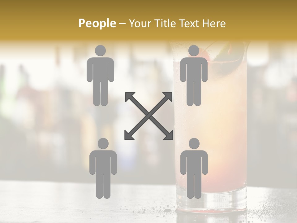 Alcohol Lime Cool PowerPoint Template