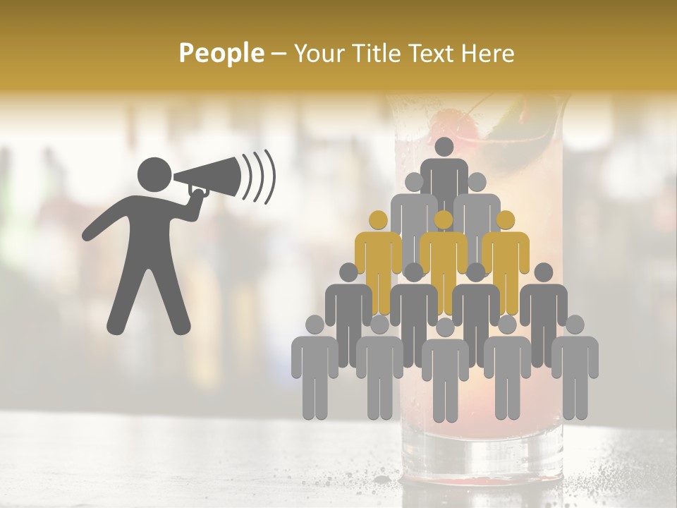 Alcohol Lime Cool PowerPoint Template