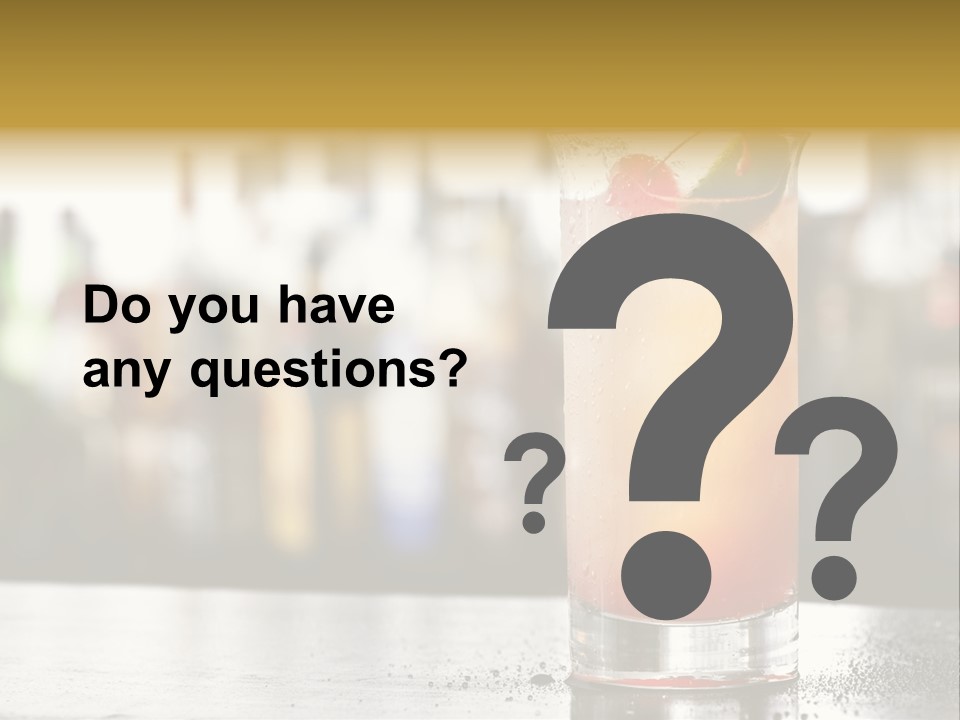 Alcohol Lime Cool PowerPoint Template