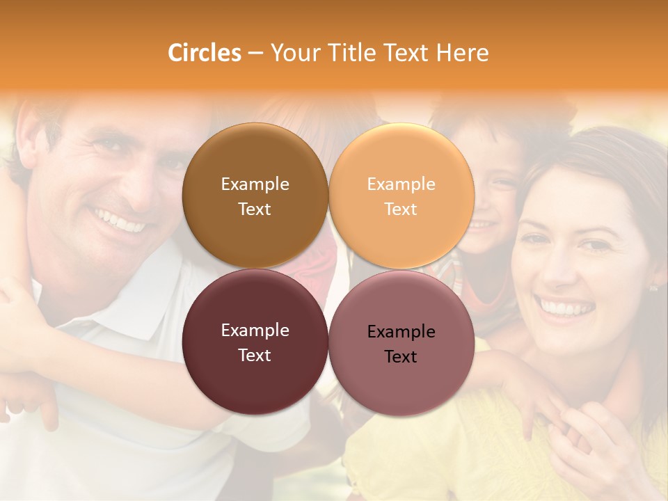 At Camera Year Old Girl PowerPoint Template