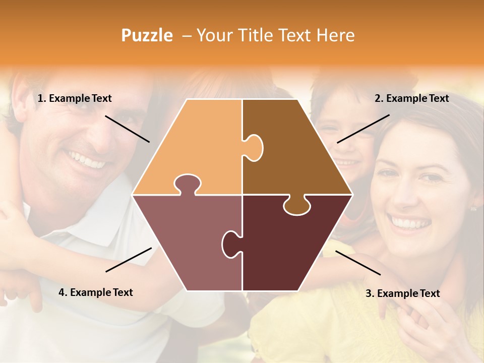 At Camera Year Old Girl PowerPoint Template