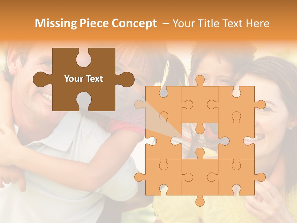 At Camera Year Old Girl PowerPoint Template