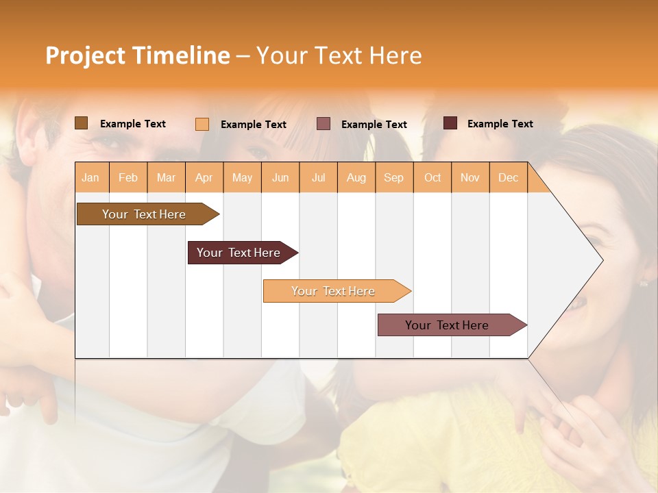 At Camera Year Old Girl PowerPoint Template