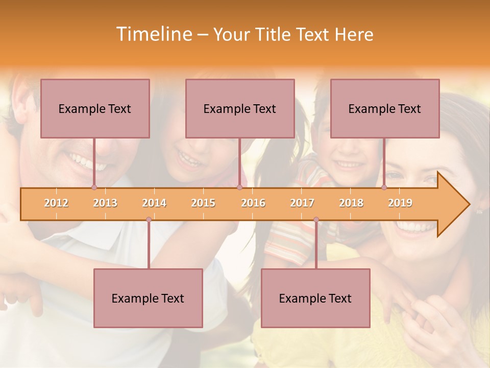 At Camera Year Old Girl PowerPoint Template