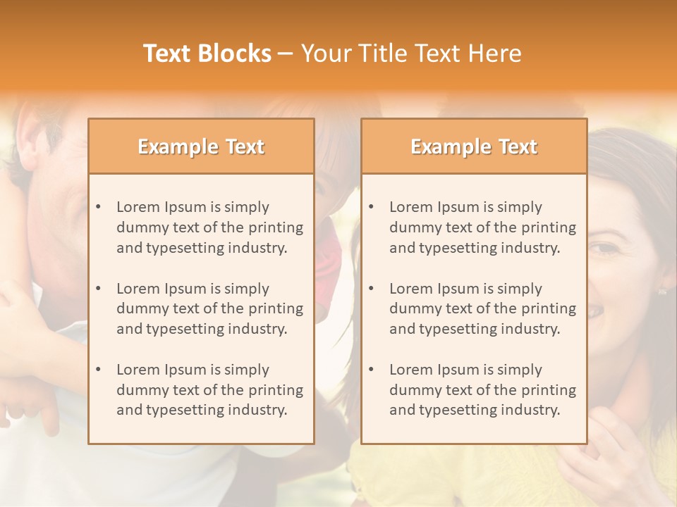 At Camera Year Old Girl PowerPoint Template