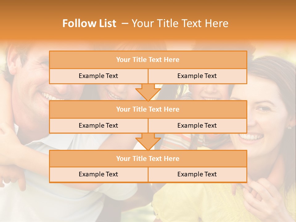 At Camera Year Old Girl PowerPoint Template