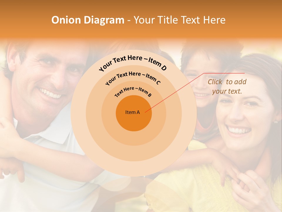 At Camera Year Old Girl PowerPoint Template