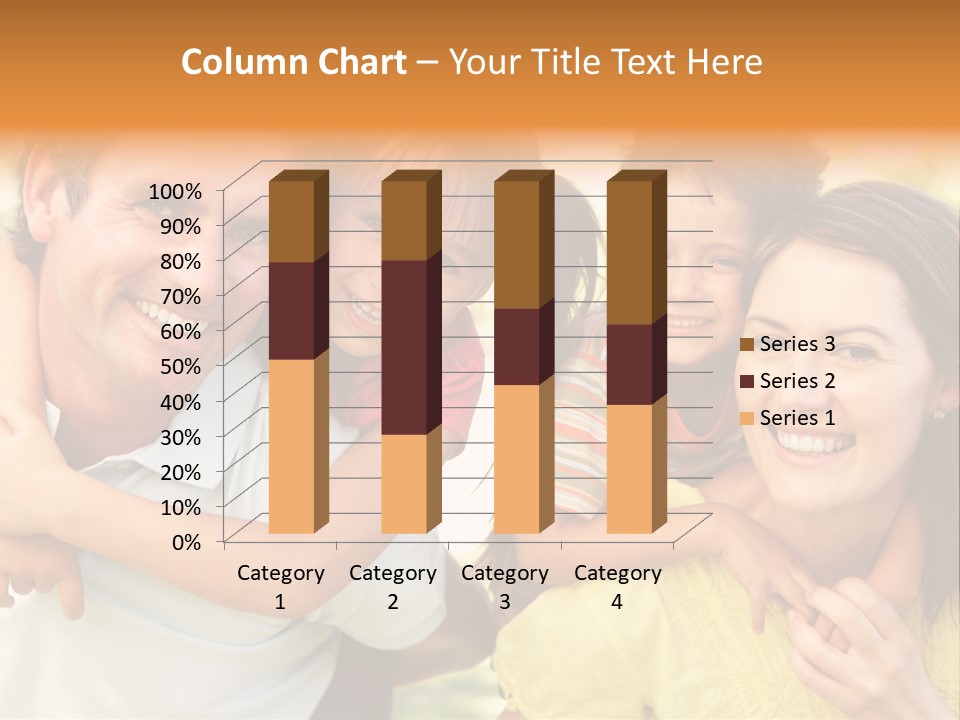 At Camera Year Old Girl PowerPoint Template