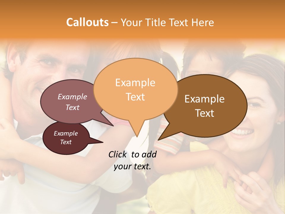 At Camera Year Old Girl PowerPoint Template