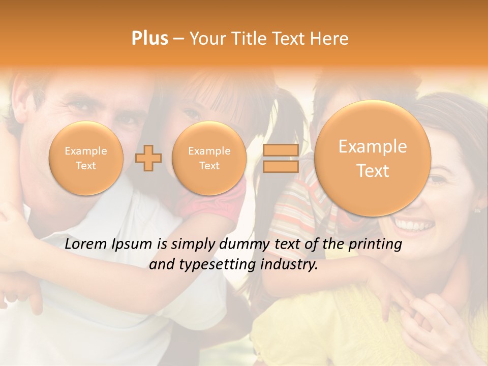 At Camera Year Old Girl PowerPoint Template