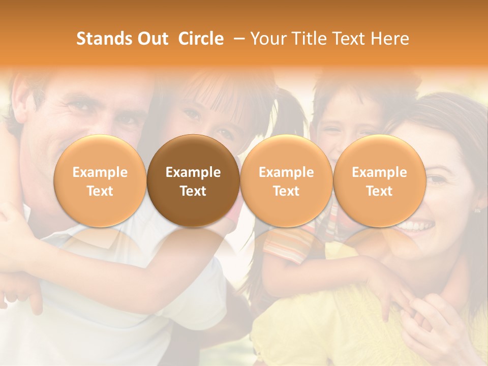 At Camera Year Old Girl PowerPoint Template
