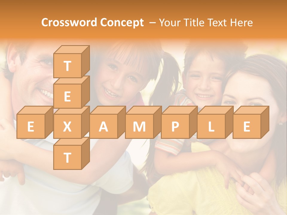 At Camera Year Old Girl PowerPoint Template