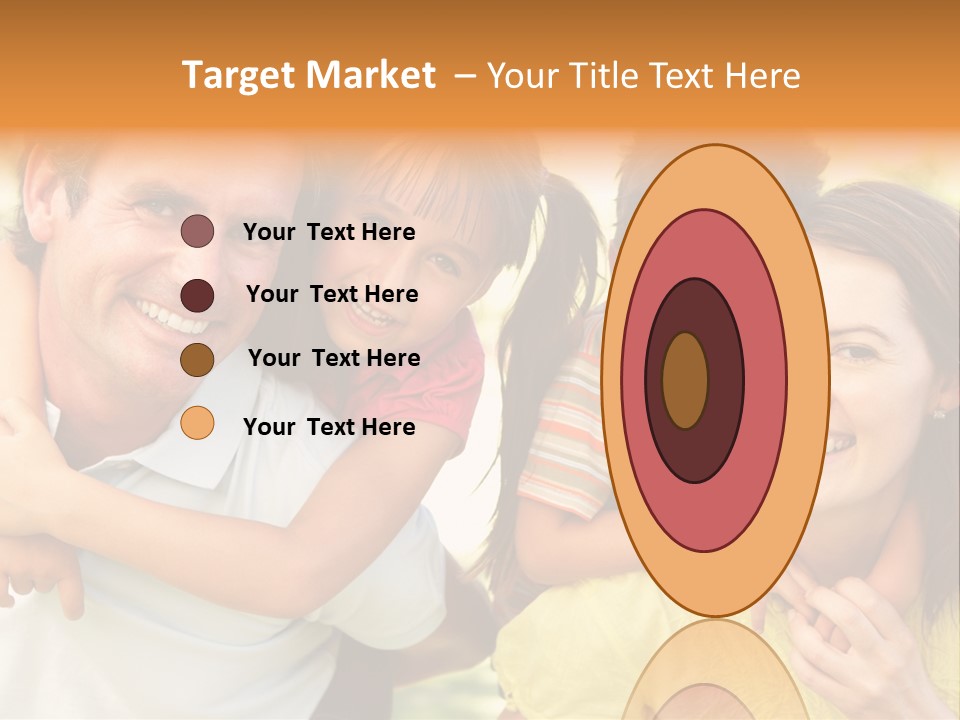At Camera Year Old Girl PowerPoint Template