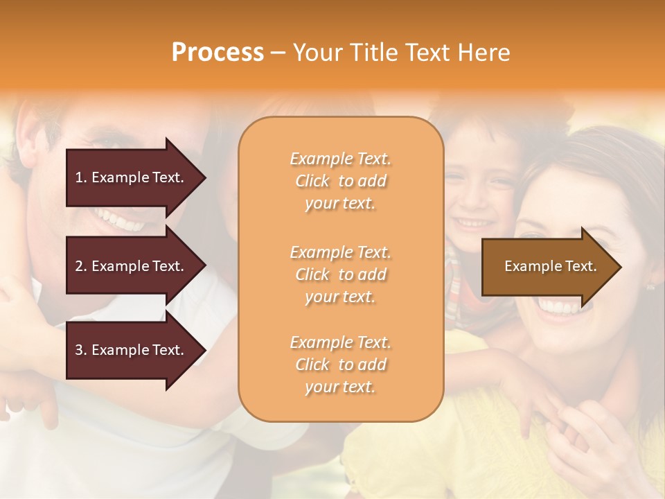 At Camera Year Old Girl PowerPoint Template