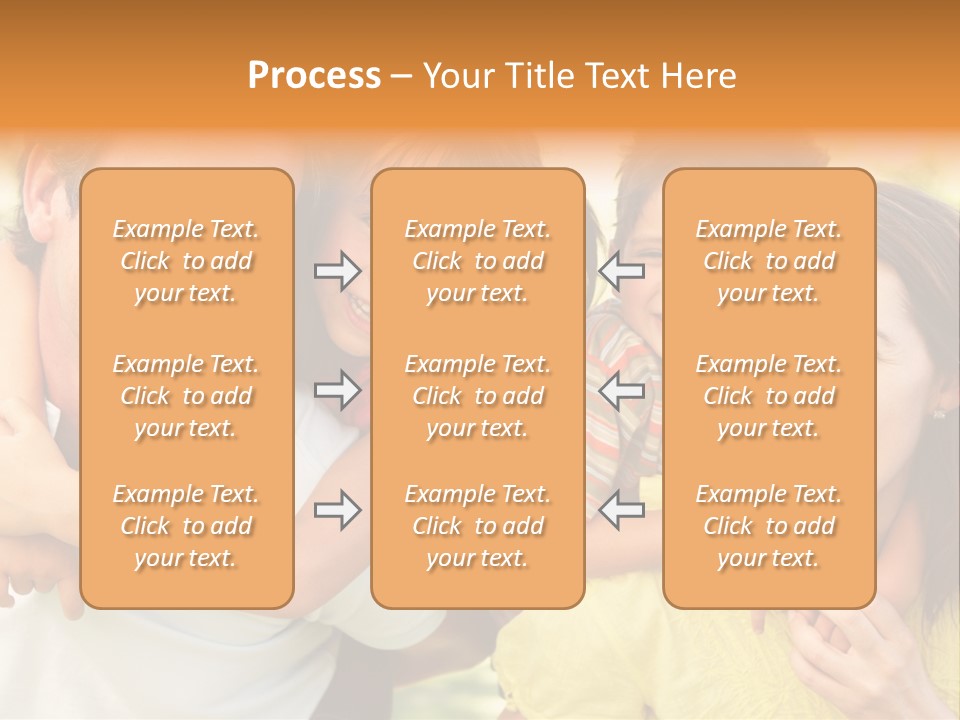 At Camera Year Old Girl PowerPoint Template