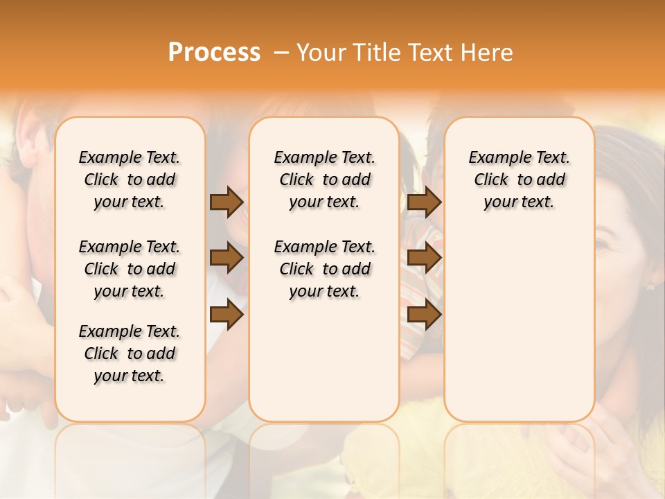 At Camera Year Old Girl PowerPoint Template