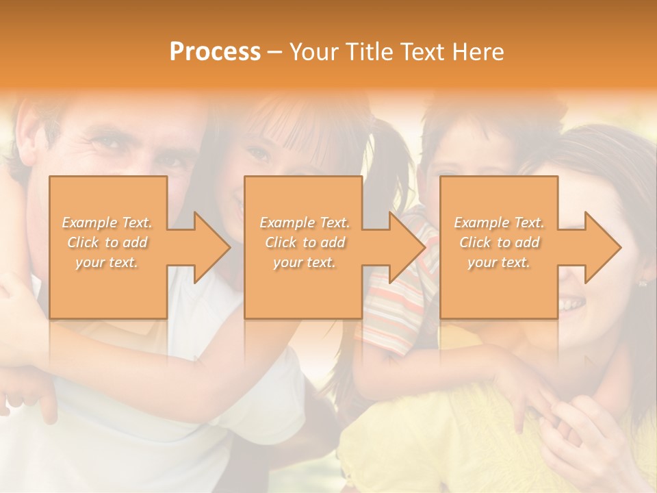 At Camera Year Old Girl PowerPoint Template