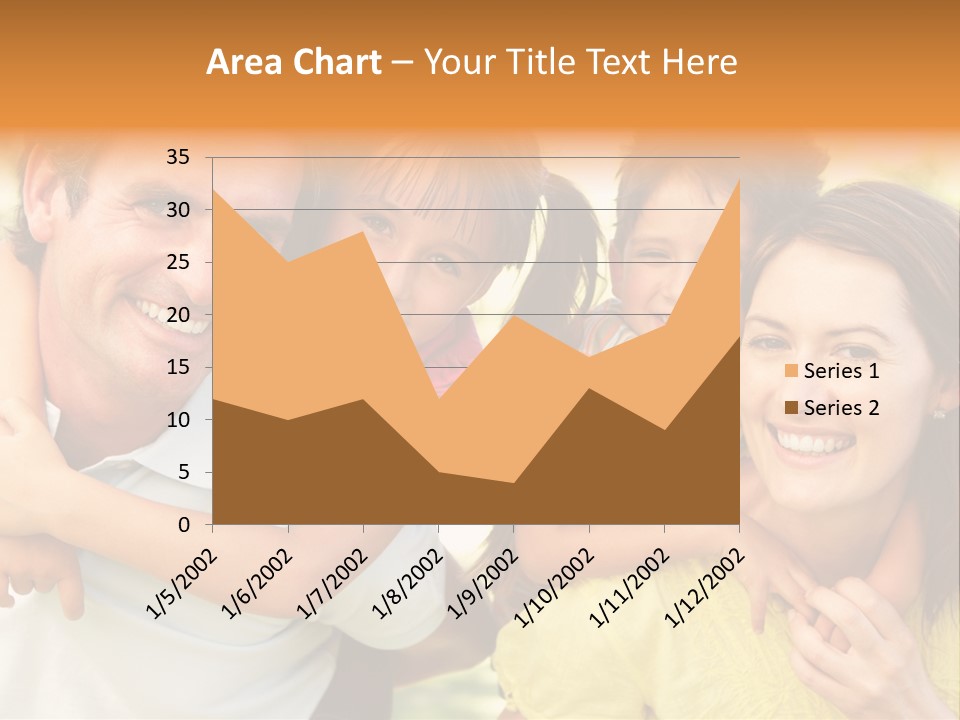 At Camera Year Old Girl PowerPoint Template