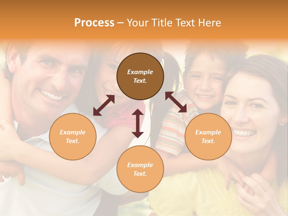 At Camera Year Old Girl PowerPoint Template