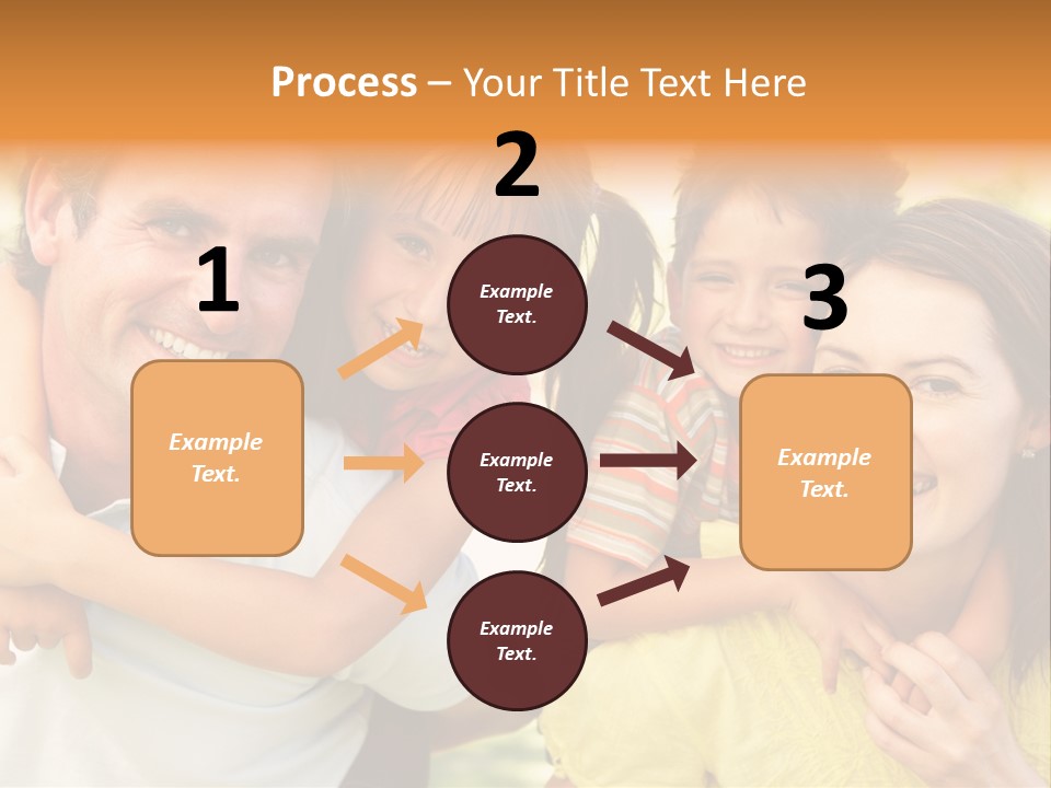 At Camera Year Old Girl PowerPoint Template