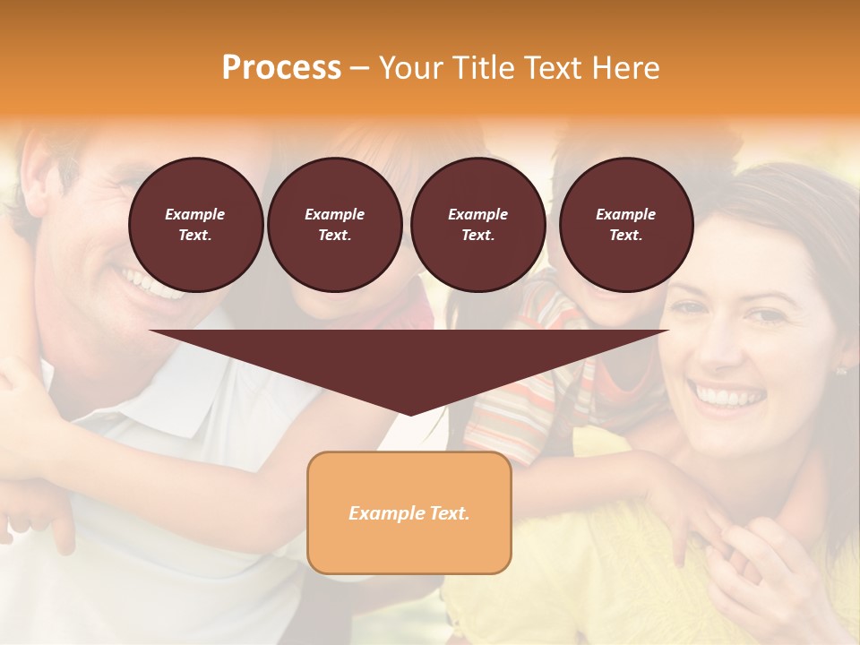 At Camera Year Old Girl PowerPoint Template