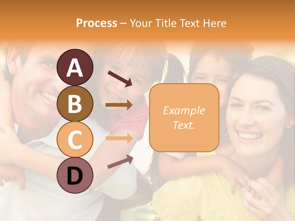 At Camera Year Old Girl PowerPoint Template