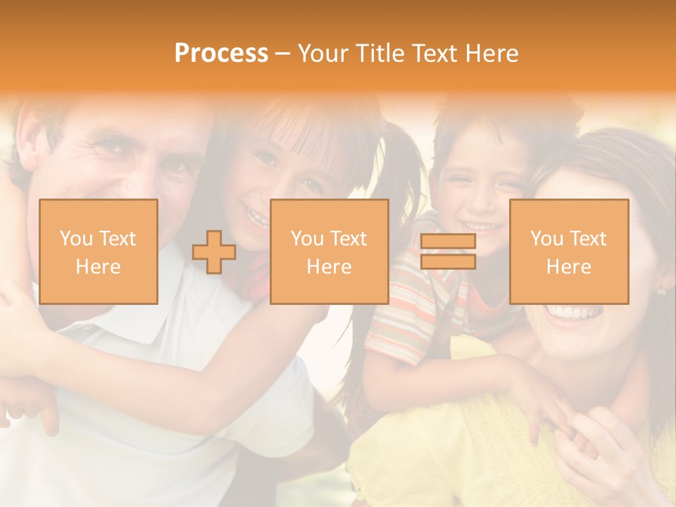 At Camera Year Old Girl PowerPoint Template
