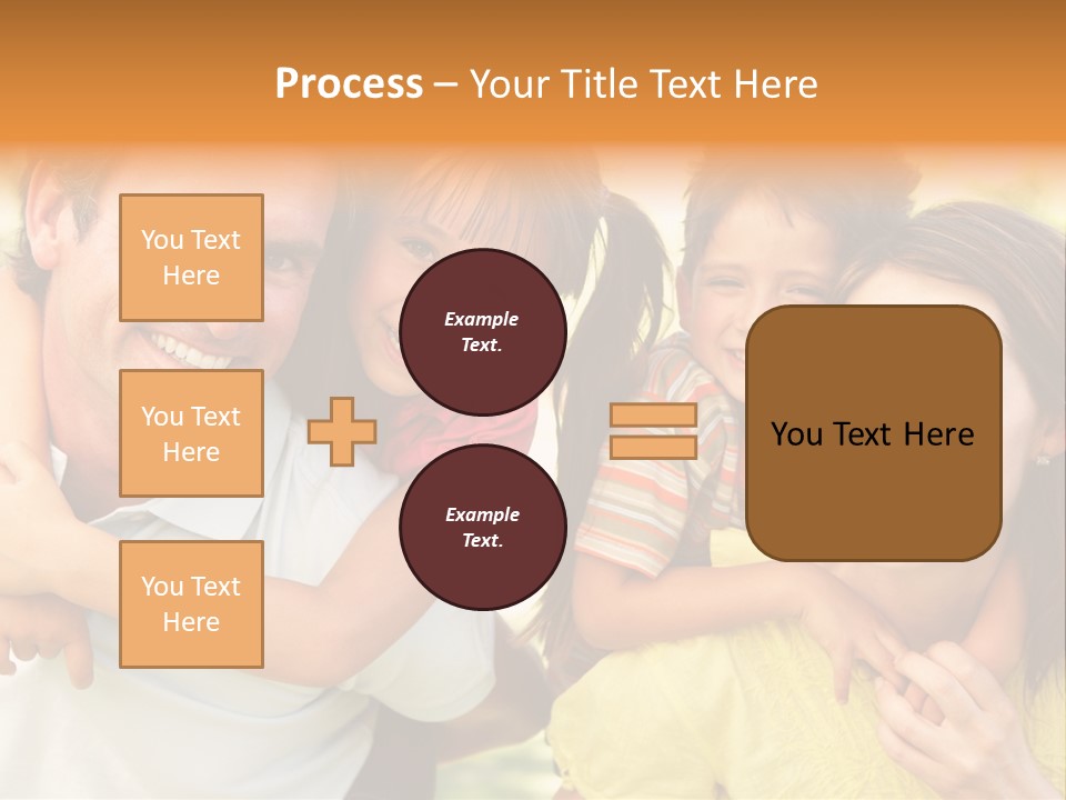At Camera Year Old Girl PowerPoint Template