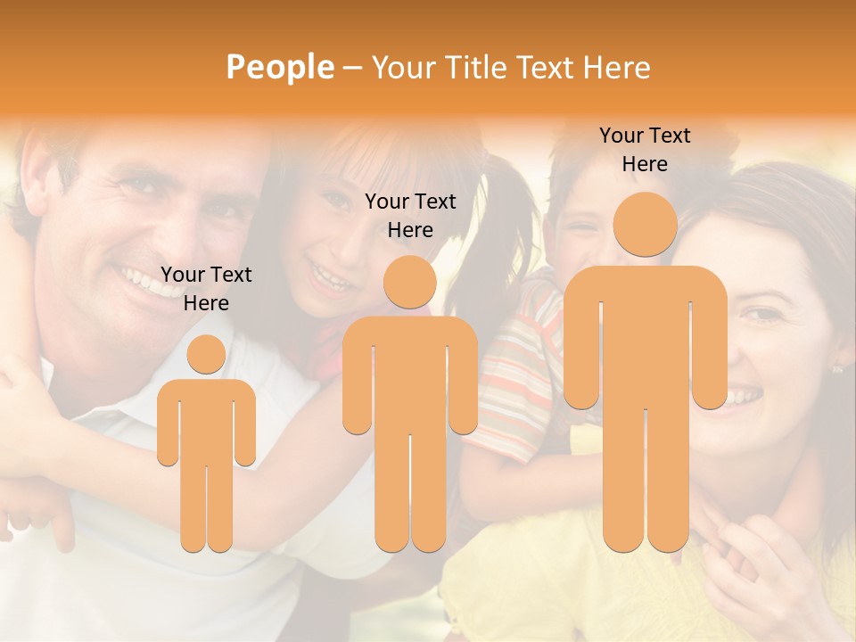 At Camera Year Old Girl PowerPoint Template