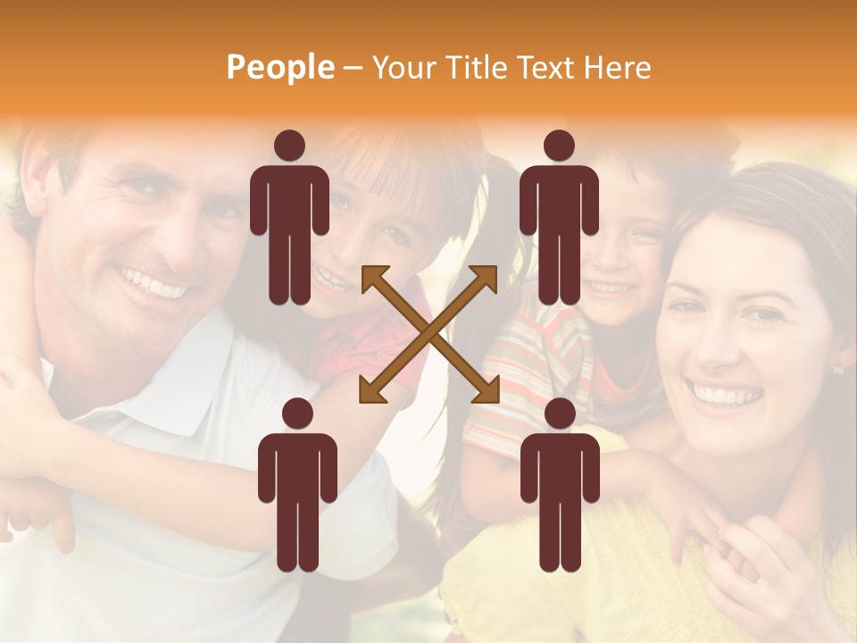 At Camera Year Old Girl PowerPoint Template