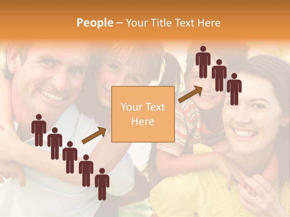 At Camera Year Old Girl PowerPoint Template