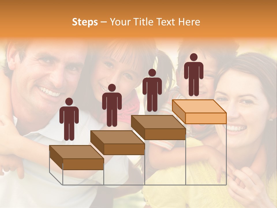 At Camera Year Old Girl PowerPoint Template