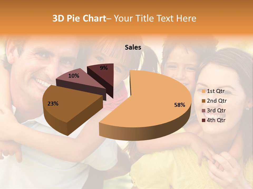 At Camera Year Old Girl PowerPoint Template