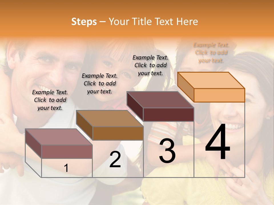 At Camera Year Old Girl PowerPoint Template