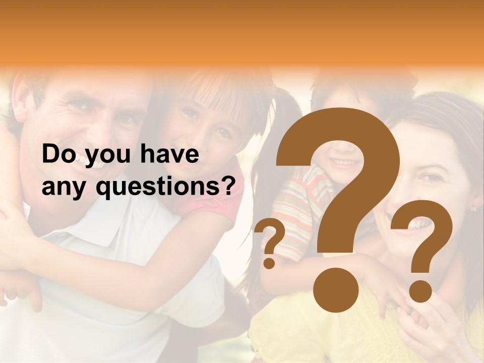 At Camera Year Old Girl PowerPoint Template