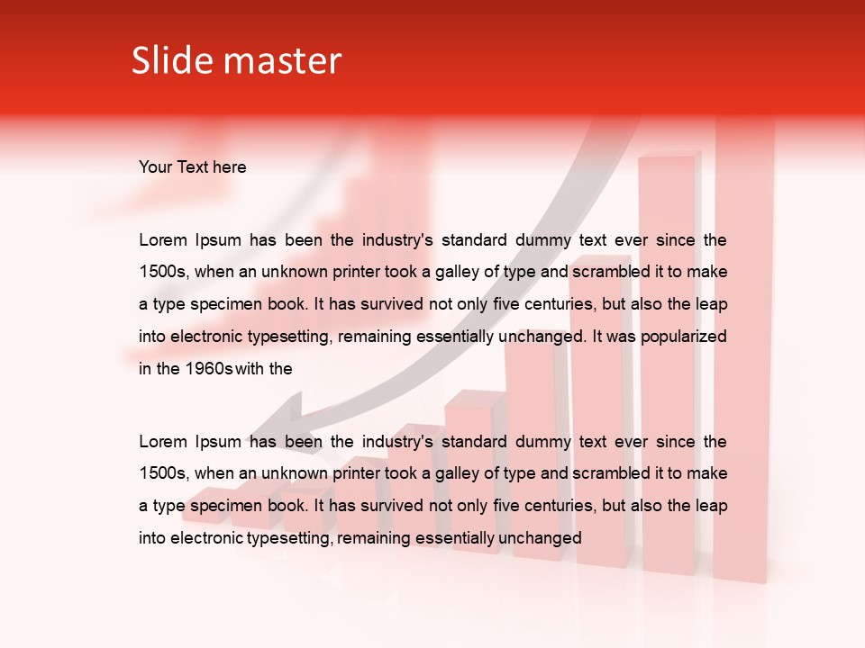Bar Downward Low PowerPoint Template