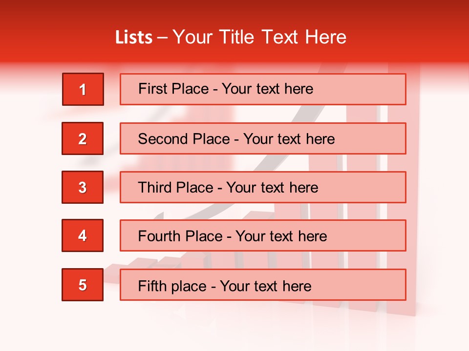 Bar Downward Low PowerPoint Template