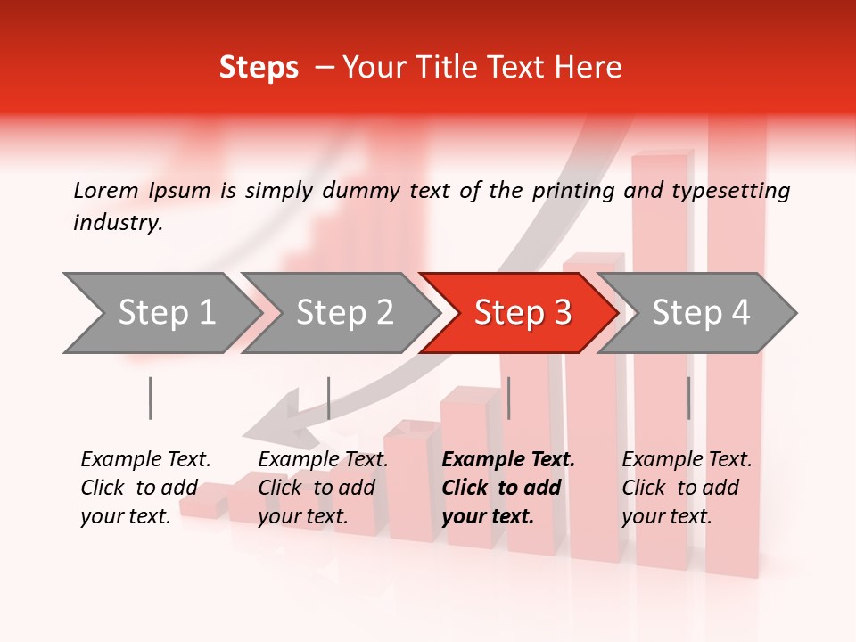 Bar Downward Low PowerPoint Template