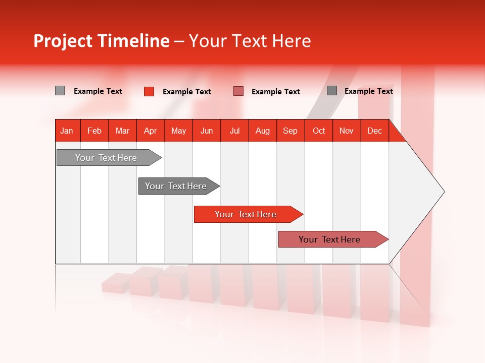 Bar Downward Low PowerPoint Template