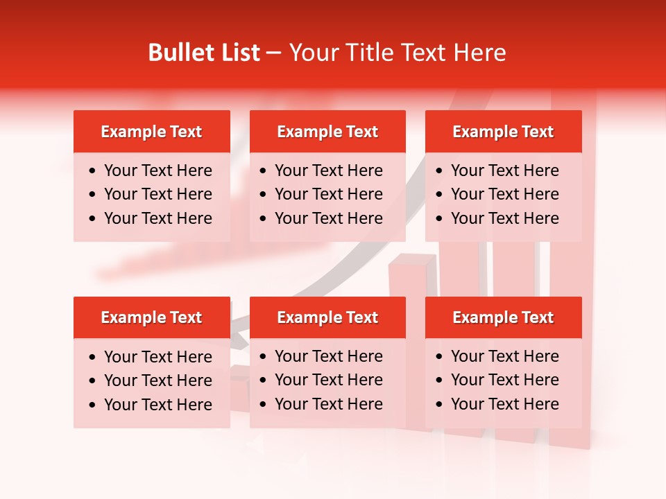 Bar Downward Low PowerPoint Template