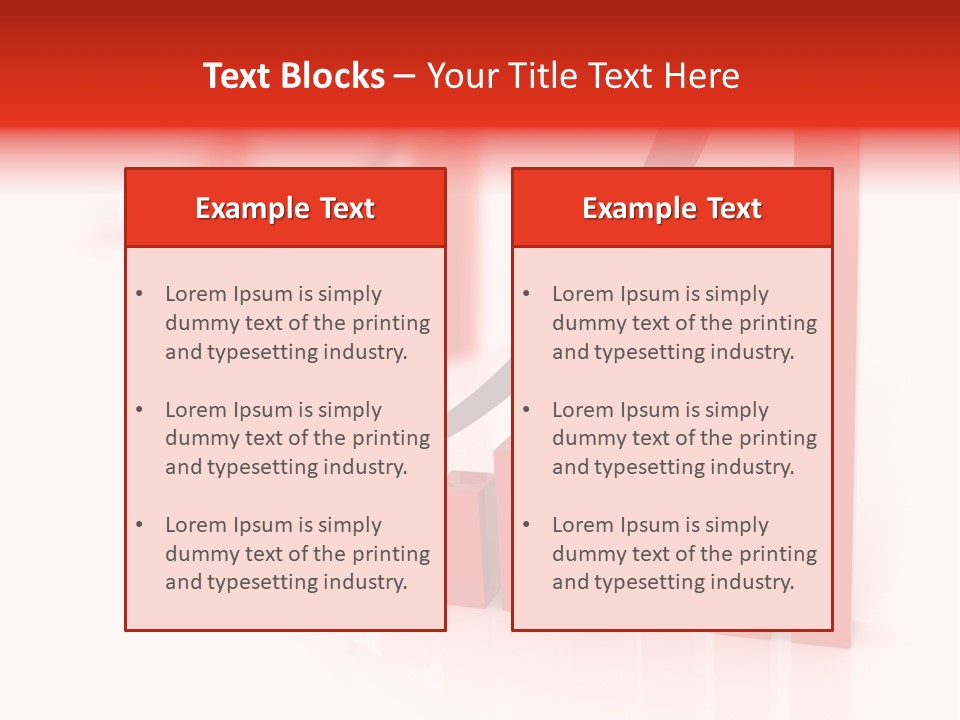 Bar Downward Low PowerPoint Template