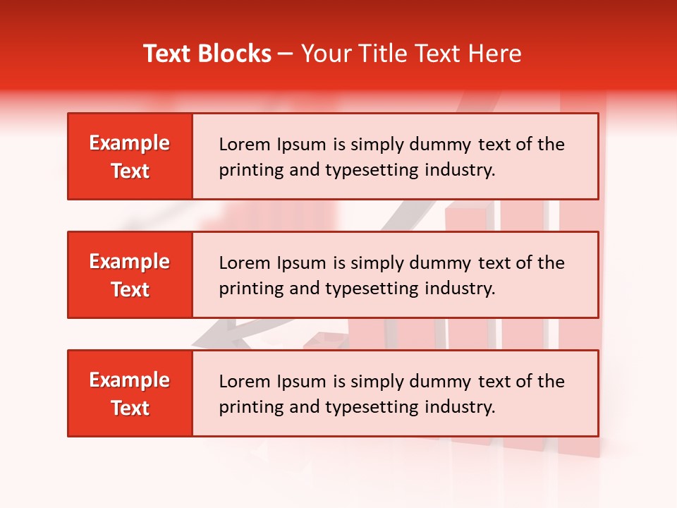 Bar Downward Low PowerPoint Template