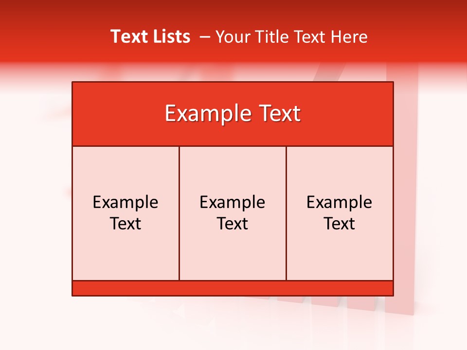 Bar Downward Low PowerPoint Template