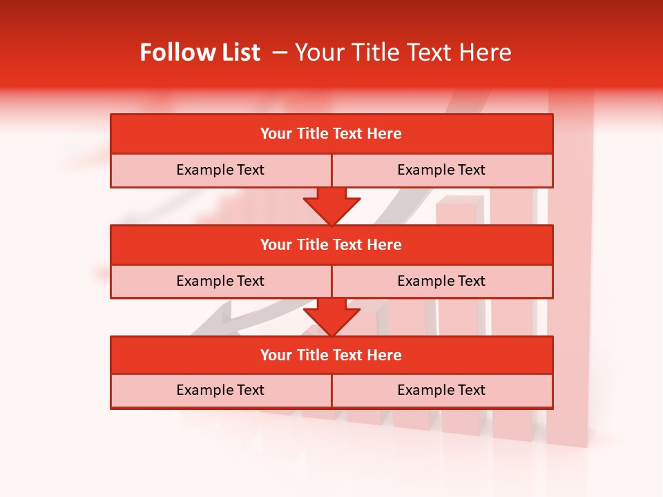Bar Downward Low PowerPoint Template