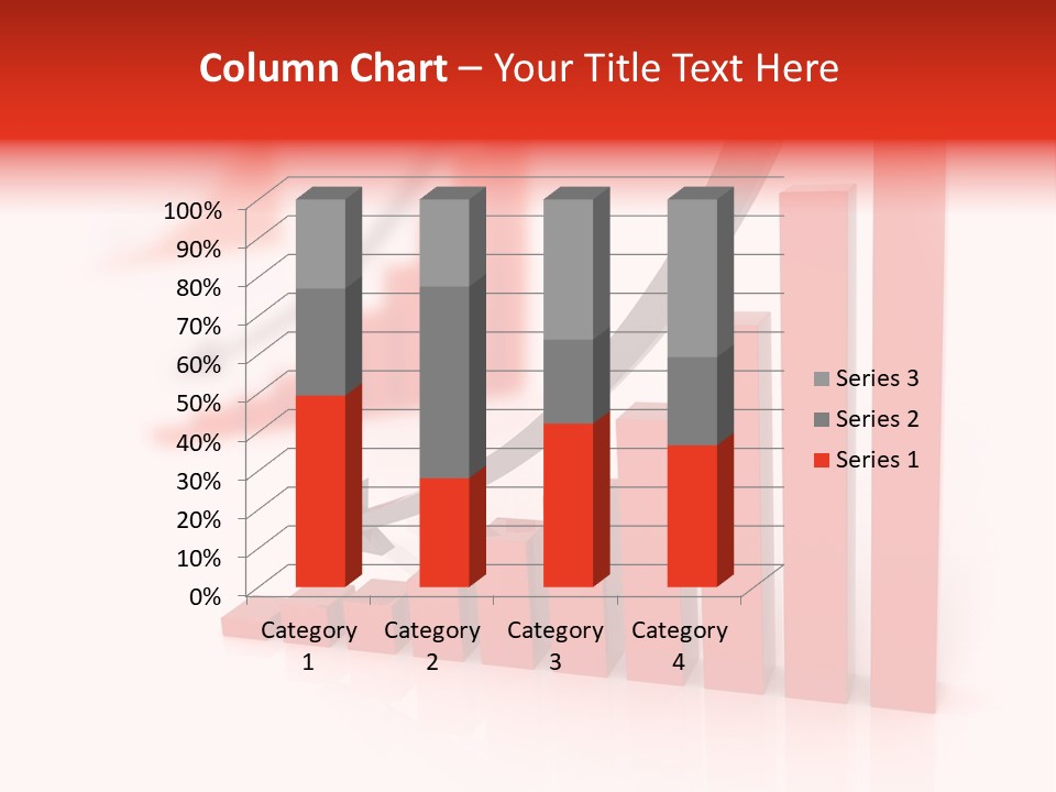 Bar Downward Low PowerPoint Template