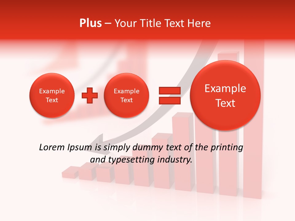 Bar Downward Low PowerPoint Template