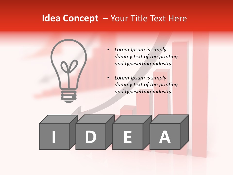 Bar Downward Low PowerPoint Template