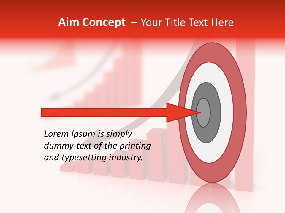 Bar Downward Low PowerPoint Template