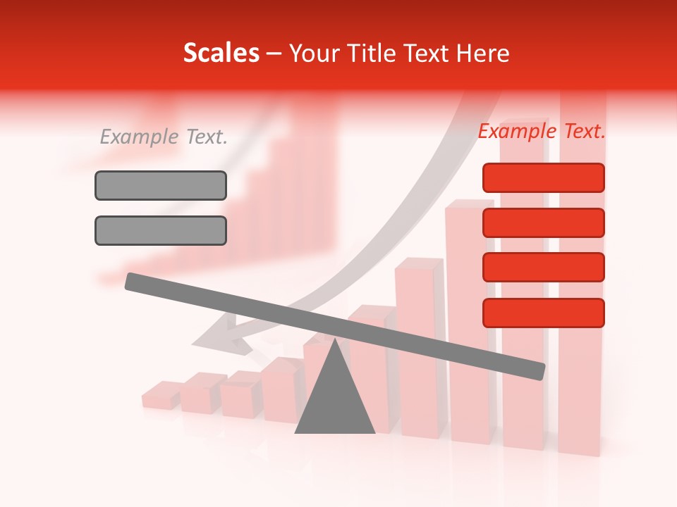 Bar Downward Low PowerPoint Template