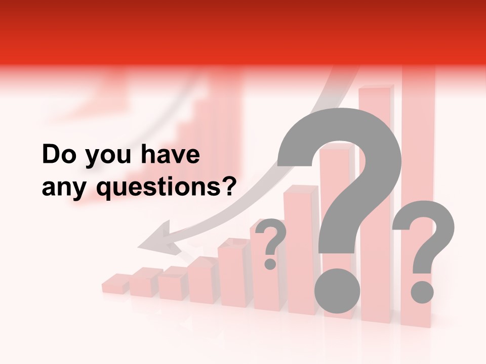 Bar Downward Low PowerPoint Template